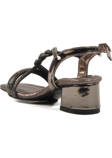 Platin Taşlı Kız Çocuk Sandalet fırsatları