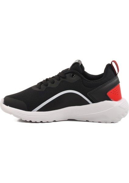 Siyah Beyaz Fileli Hafif Unisex Spor Ayakkabı