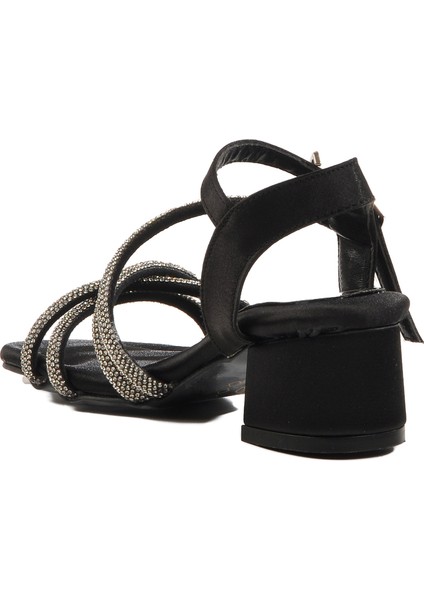 Siyah Taşlı Kız Çocuk Sandalet fırsatları