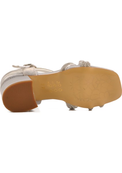 Gümüş Taşlı Kız Çocuk Sandalet indirimleri