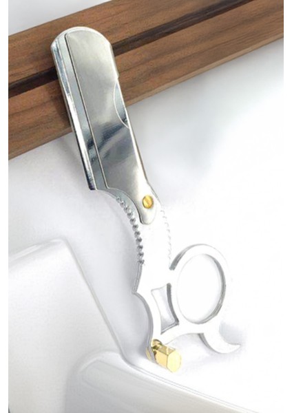 Shave Q8 Ayarlanabilir Manuel Tıraş Makinesi + U4 Full Metal Ustura + 20'li Platinum Yaprak Jilet