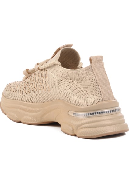 Bej Triko Hafif Kadın Spor Ayakkabı fırsatları