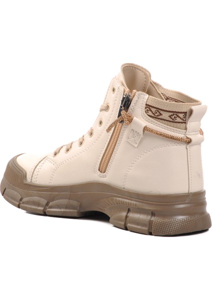 Bej Kahve Içi Polarlı Kadın Bot fırsatları