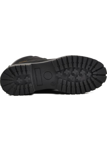 Siyah Nubuk Deri Worker Erkek Bot indirimleri