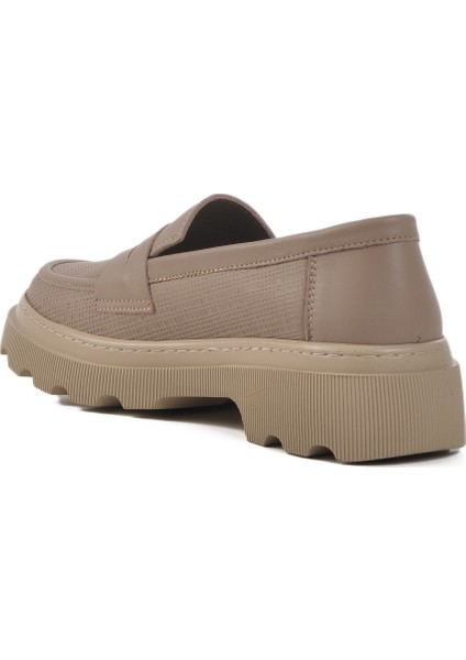 Vizon Deri Kadın Casual Ayakkabı fırsatları