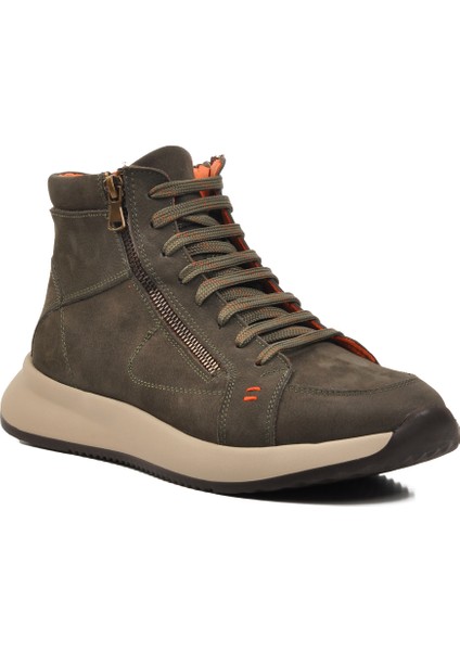 Antrasit Nubuk Hakiki Deri Sneaker Erkek Bot modelleri