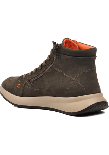Antrasit Nubuk Hakiki Deri Sneaker Erkek Bot fırsatları