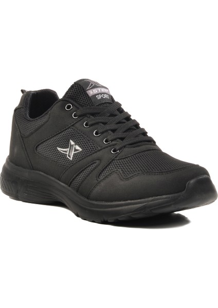 Siyah Fileli Hafif Erkek Spor Ayakkabı modelleri