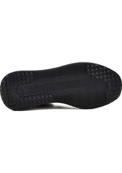 Siyah Nubuk Deri Sneaker Erkek Bot