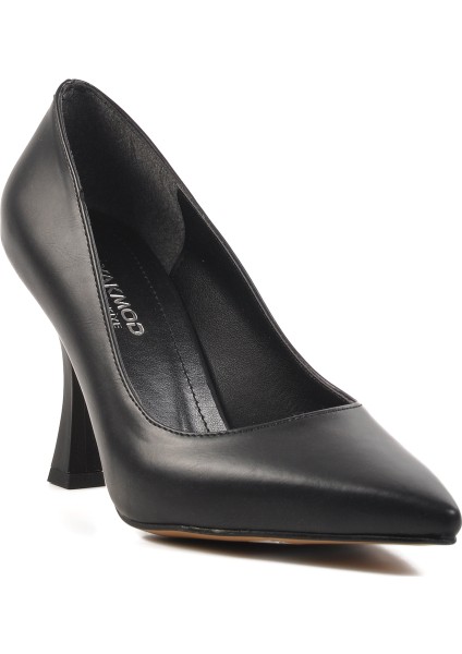Siyah Ince Topuklu Stiletto Kadın Abiye Ayakkabı modelleri