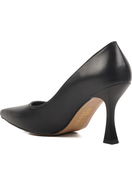 Siyah Ince Topuklu Stiletto Kadın Abiye Ayakkabı fırsatları