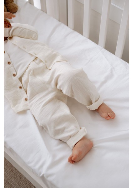 %100 Pamuk Müslin Bohem Gömlekli Takım 1-5 Yaş fırsatları