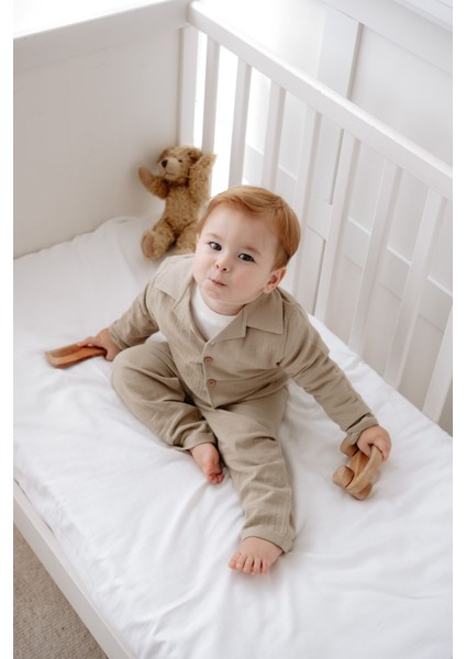 %100 Pamuk Müslin Bohem Gömlekli Takım 1-5 Yaş fırsatları