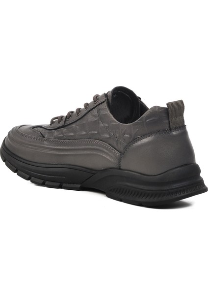 Gri Deri Erkek Casual Ayakkabı fırsatları