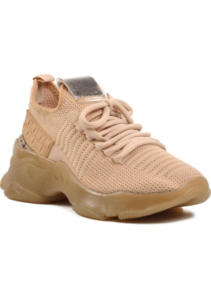 Bej Kadın Spor Ayakkabı Sneaker