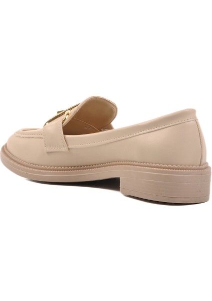 Bej Düz Topuk Kadın Günlük Ayakkabı fırsatları