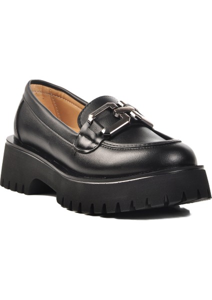 Siyah Kadın Loafer Ayakkabı modelleri