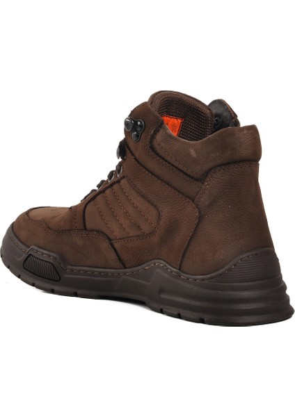 Kahve Nubuk Deri Düz Erkek Bot fırsatları