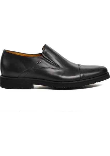 Dr.Flexer Siyah Deri Ortopedik Erkek Casual Ayakkabı
