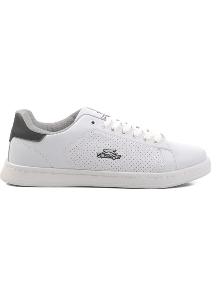 Beyaz Siyah Büyük Numara Erkek Sneaker Ayakkabı