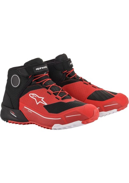 Cr-X Drystar Korumalı Motosiklet Botu Kırmızı Siyah