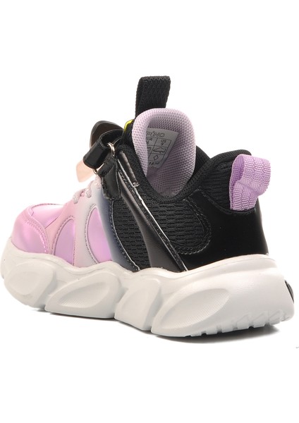 Lila Siyah Kız Çocuk Spor Ayakkabı fırsatları