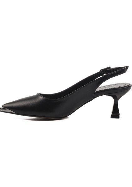 Siyah Ince Topuk Kadın Topuklu Ayakkabı fiyatları