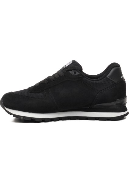 Siyah Deri Erkek Sneaker