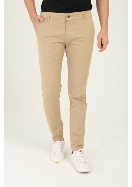 Erkek Likralı Esnek Pamuklu Chino Pantolon modelleri