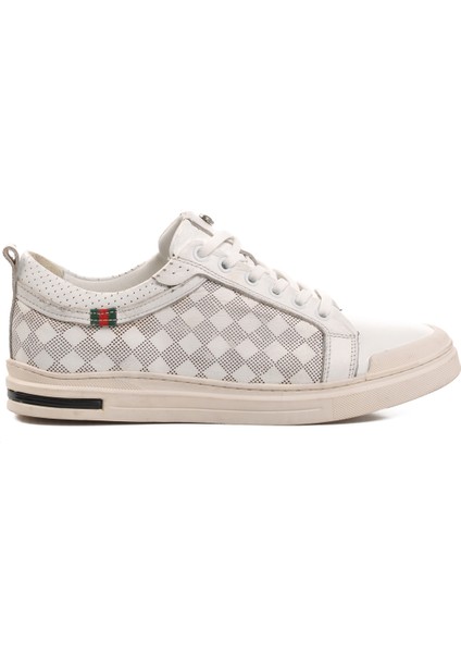 Beyaz Erkek Sneaker Ayakkabı