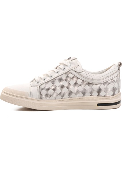 Beyaz Erkek Sneaker Ayakkabı