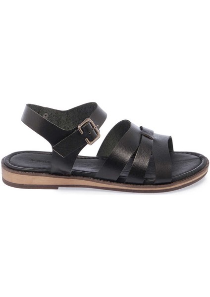 Bordo Deri Kadın Sandalet - K24Y1SN67274-I51