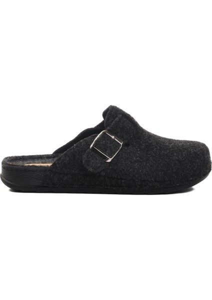 Siyah Tekstil Kadın Ev Terlik