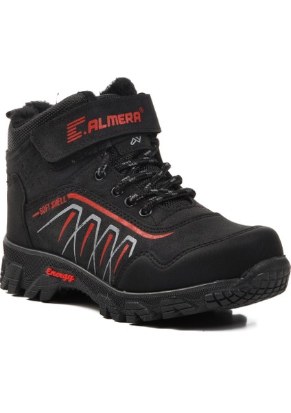 Siyah Kırmızı Çocuk Trekking ve Outdoor Bot modelleri
