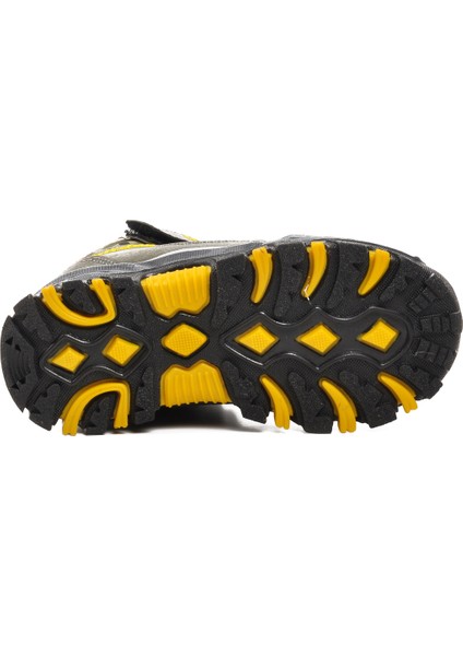 Haki Yeşil Cırt Cırtlı Çocuk Trekking Ve Outdoor Bot