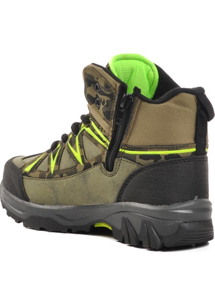 Haki Yeşil Kamuflaj Çocuk Trekking ve Outdoor Bot fırsatları