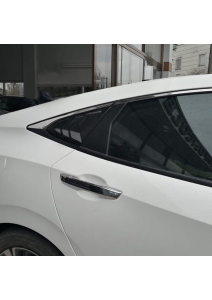 Honda Civic Arka Cam Kelebek - Vent (2 Parça) | 2016-2021 Arası, SD fiyatları