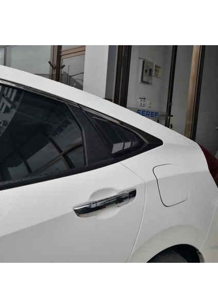 Honda Civic Arka Cam Kelebek - Vent (2 Parça) | 2016-2021 Arası, SD indirimleri