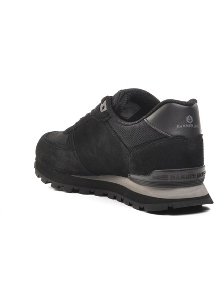 Siyah Füme Deri Erkek Sneaker fırsatları