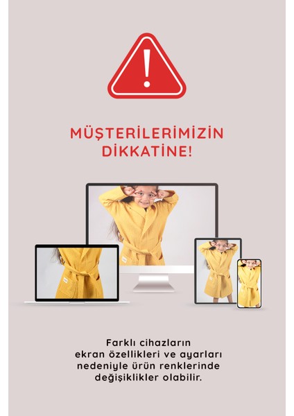 Pike Çocuk Bornoz Waffle Kumaş