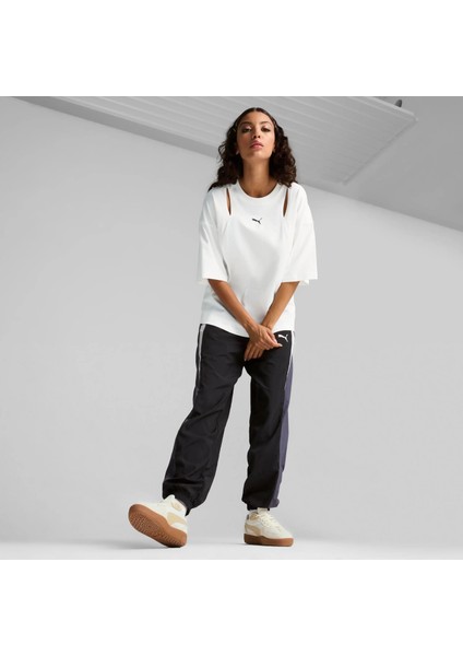 Kadın Beyaz Puma Dare To Oversized Cutout Tee Beyaz Kadın T-Shirt modelleri