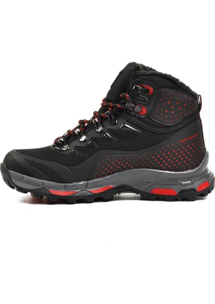 Siyah Kırmızı Çocuk Trekking Ve Outdoor Bot fiyatları