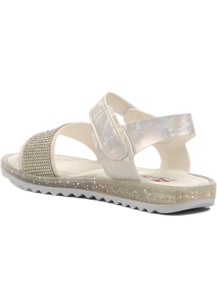 Beyaz Simli Ortopedik Kız Çocuk Sandalet fırsatları