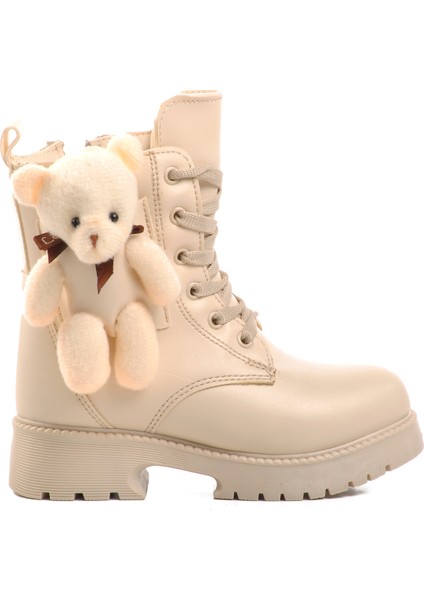 Bej Poliüretan Kız Çocuk Bot