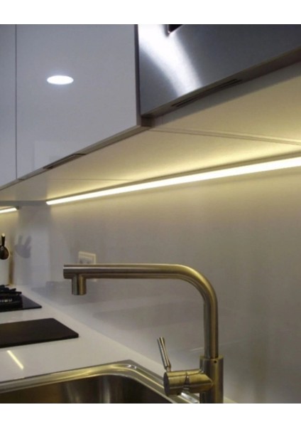 Mutfak Dolabı LED Aydınlatma Açma Kapama Anahtarlı 120 cm - Beyaz