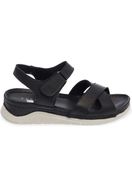 Bej Deri Kadın Sandalet - K24Y1SN67087-A25