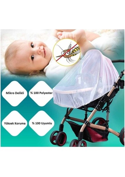 Bebek Arabası Sinekliği - AntiAlerjik ve BPA FREE - TR Menşei - MorBebe fırsatları