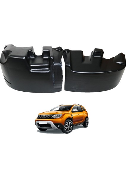 Dacia Duster Davlumbaz Kaplama Arka (2 Parça) | (2018-2024)