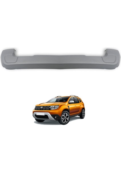 Dacia Duster Difüzör Arka Tampon Üstü - Gri | (2018-2024)