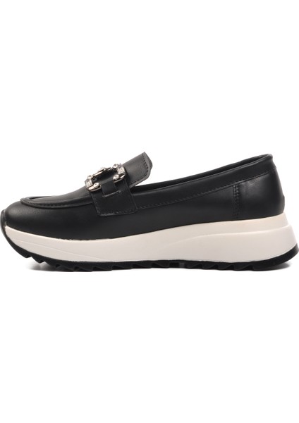 Siyah Cilt Kadın Düz Rahat Günlük Ayakkabı fiyatları